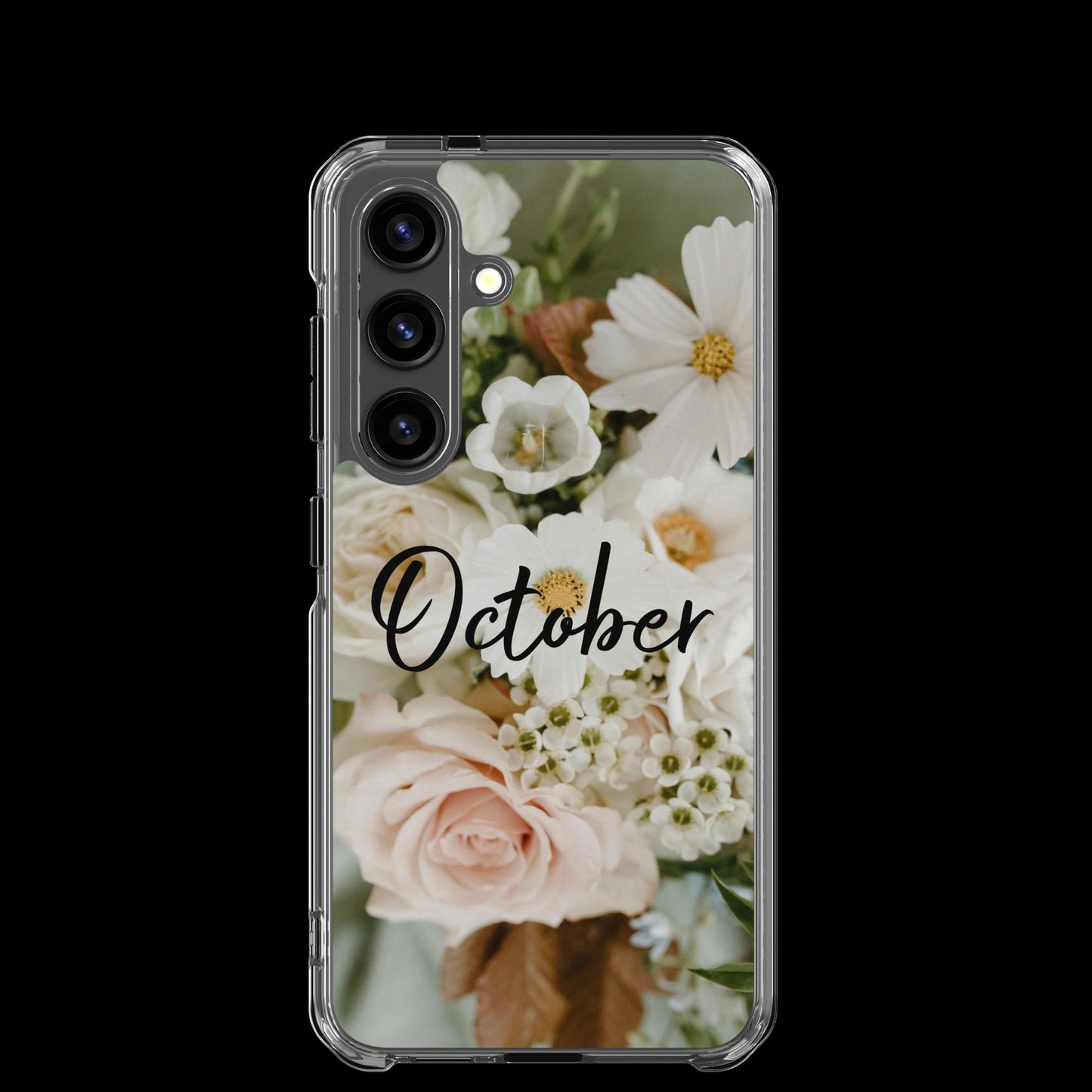 October Birth Flower Clear Case for Samsung®.