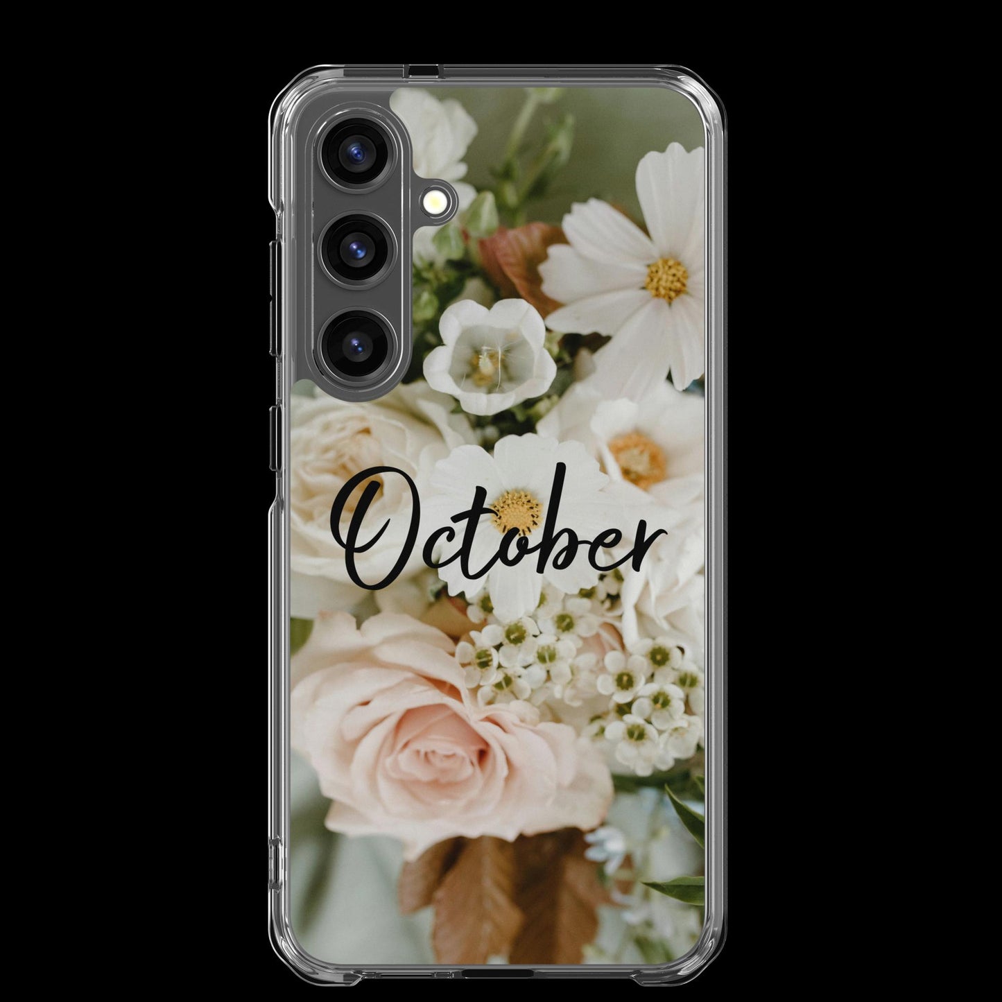 October Birth Flower Clear Case for Samsung®.