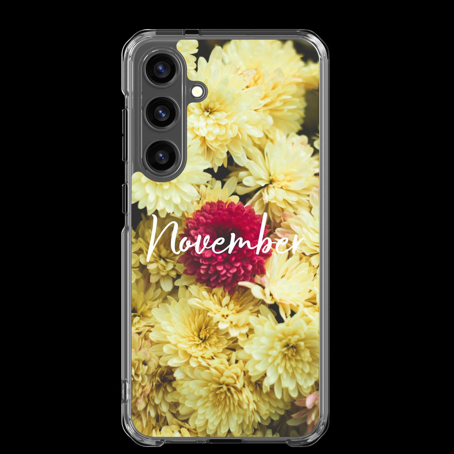 November Birth Flower Clear Case for Samsung®.
