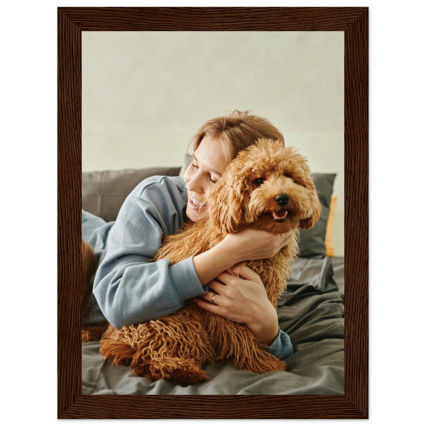 Rebels Sea Print Material 13x18 cm / 5x7″ / Dark wood frame / Ready-to-hang Customizable Premium Matte Paper Wooden Framed Poster