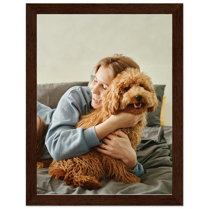 Rebels Sea Print Material 15x20 cm / 6x8″ / Dark wood frame / Ready-to-hang Customizable Premium Matte Paper Wooden Framed Poster