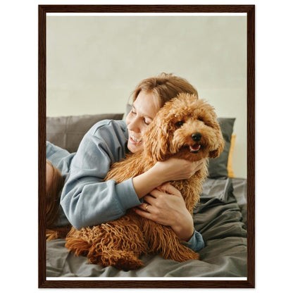 Rebels Sea Print Material 30x40 cm / 12x16″ / Dark wood frame / Ready-to-hang Customizable Premium Matte Paper Wooden Framed Poster