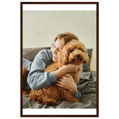 Rebels Sea Print Material 40x60 cm / 16x24″ / Dark wood frame / Ready-to-hang Customizable Premium Matte Paper Wooden Framed Poster