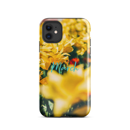 March Birth Flower Tough Case for iPhone®