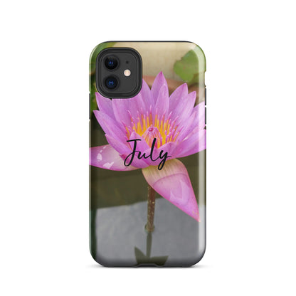 July Birth Flower Tough Case for iPhone®