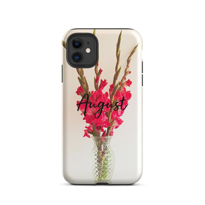 August Birth Flower Tough Case for iPhone®