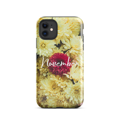 November Birth Flower Tough Case for iPhone®