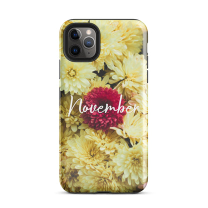 November Birth Flower Tough Case for iPhone®