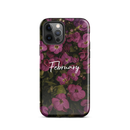 February Birth Flower Tough Case for iPhone®