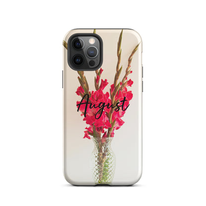 August Birth Flower Tough Case for iPhone®