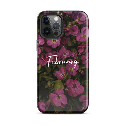 February Birth Flower Tough Case for iPhone®