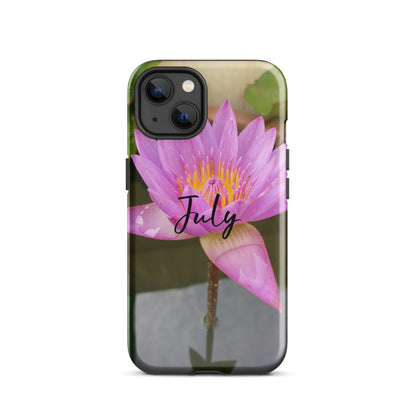 July Birth Flower Tough Case for iPhone®