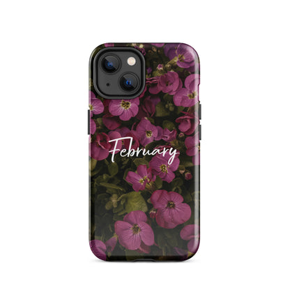 February Birth Flower Tough Case for iPhone®