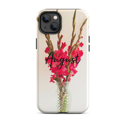 August Birth Flower Tough Case for iPhone®