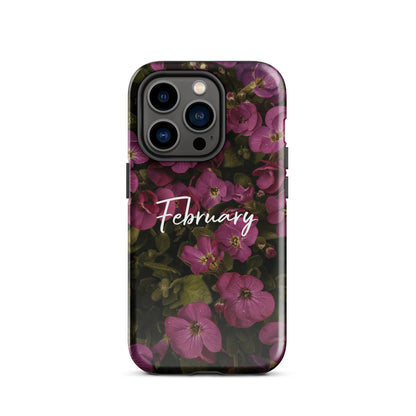 February Birth Flower Tough Case for iPhone®