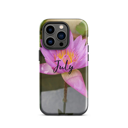 July Birth Flower Tough Case for iPhone®