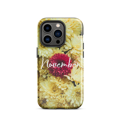 November Birth Flower Tough Case for iPhone®