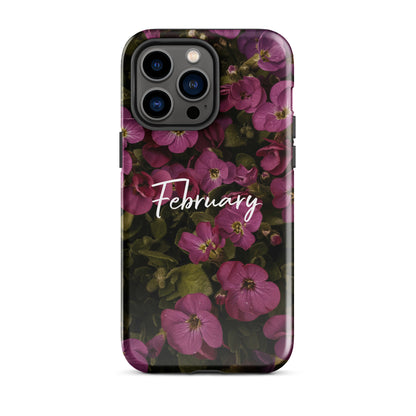 February Birth Flower Tough Case for iPhone®