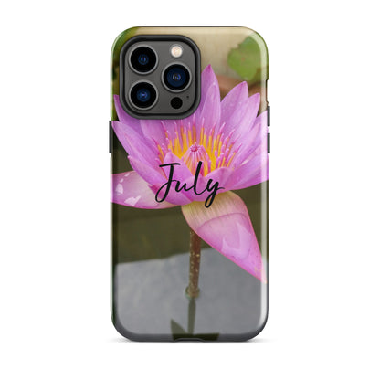 July Birth Flower Tough Case for iPhone®