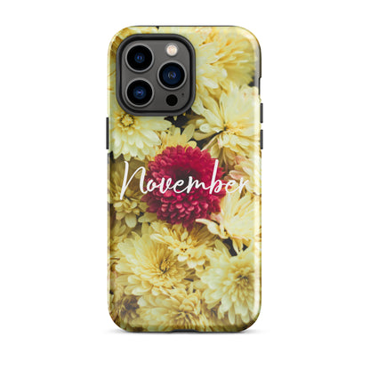 November Birth Flower Tough Case for iPhone®