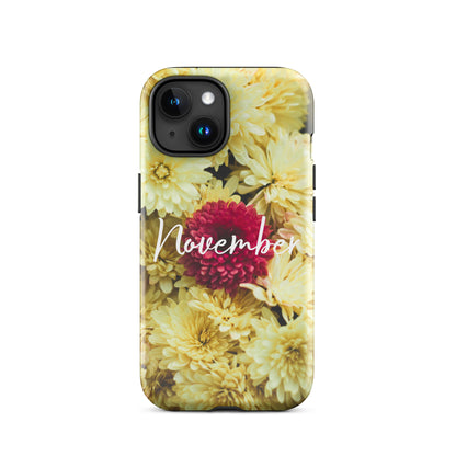 November Birth Flower Tough Case for iPhone®