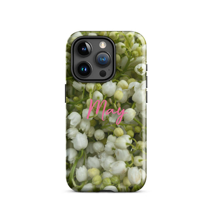 May Birth Flower Tough Case for iPhone®