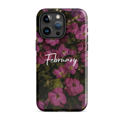 February Birth Flower Tough Case for iPhone®