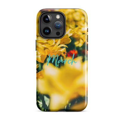 March Birth Flower Tough Case for iPhone®