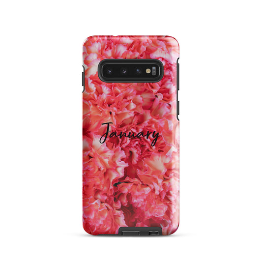 January Birth Flower Tough case for Samsung®