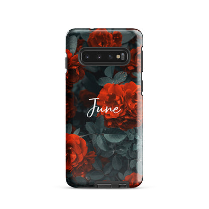 June Birth Flower Tough case for Samsung®