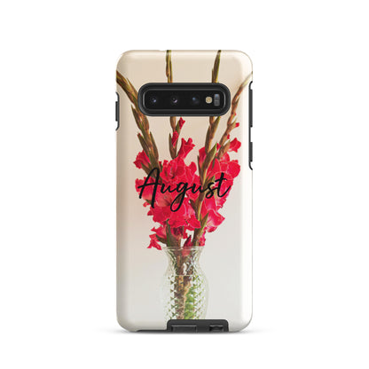 August Birth Flower Tough case for Samsung®