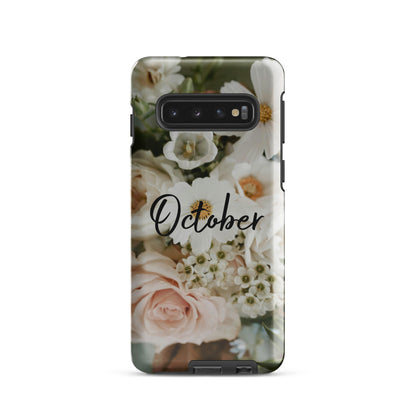 October Birth Flower Tough case for Samsung®