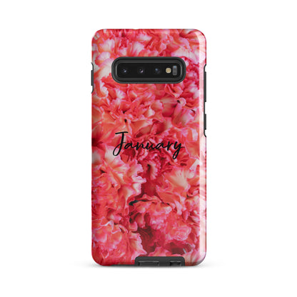 January Birth Flower Tough case for Samsung®