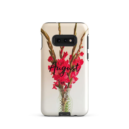 August Birth Flower Tough case for Samsung®