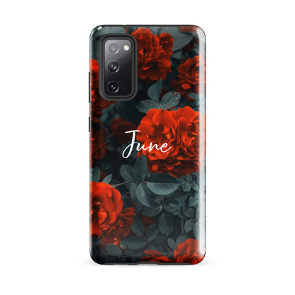 June Birth Flower Tough case for Samsung®