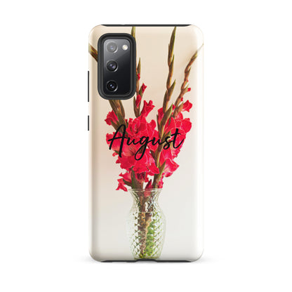 August Birth Flower Tough case for Samsung®