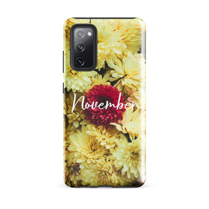 November Birth Flower Tough case for Samsung®