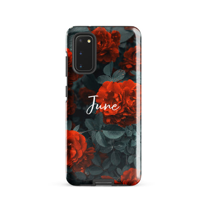 June Birth Flower Tough case for Samsung®