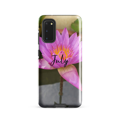 July Birth Flower Tough case for Samsung®