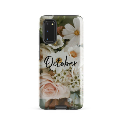 October Birth Flower Tough case for Samsung®