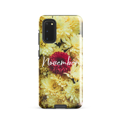 November Birth Flower Tough case for Samsung®