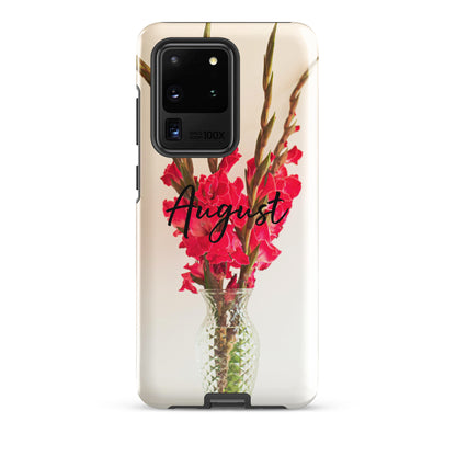 August Birth Flower Tough case for Samsung®