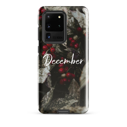 December Birth Flower Tough case for Samsung®