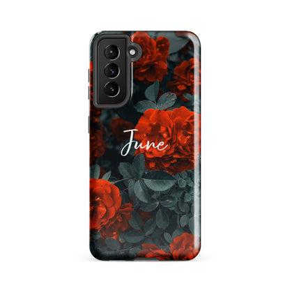 June Birth Flower Tough case for Samsung®