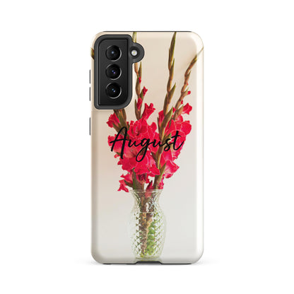 August Birth Flower Tough case for Samsung®