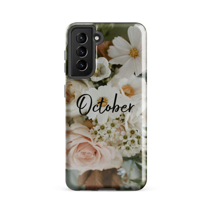 October Birth Flower Tough case for Samsung®