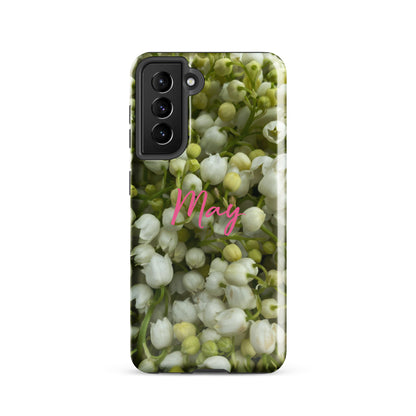 May Birth Flower Tough case for Samsung®