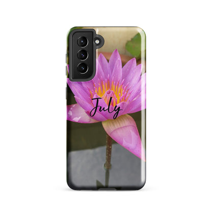 July Birth Flower Tough case for Samsung®