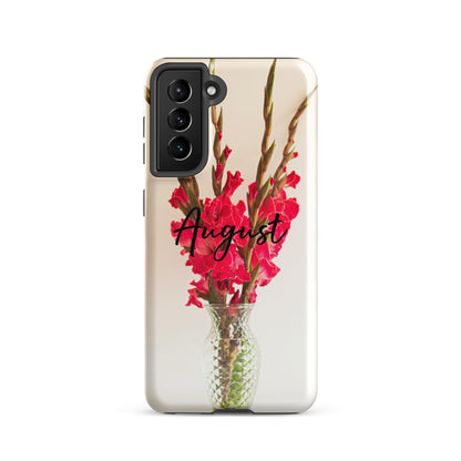 August Birth Flower Tough case for Samsung®