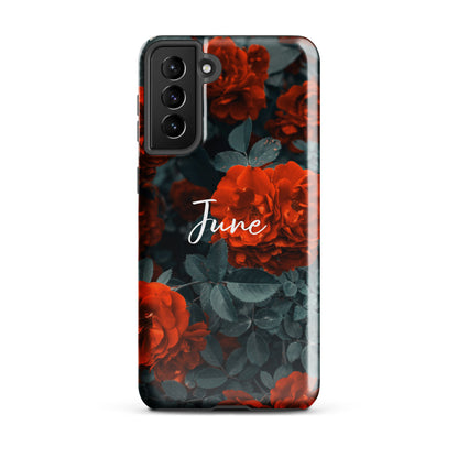 June Birth Flower Tough case for Samsung®